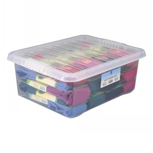 TML Clear Plastic Storage Box & Lid Size 05 (28 Litre)